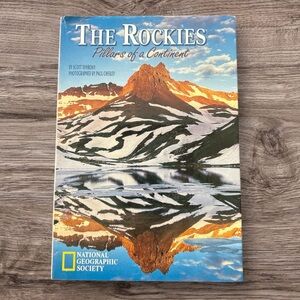 4/$20 National Geographic The Rockies: Pillars of a Continent Vintage Book